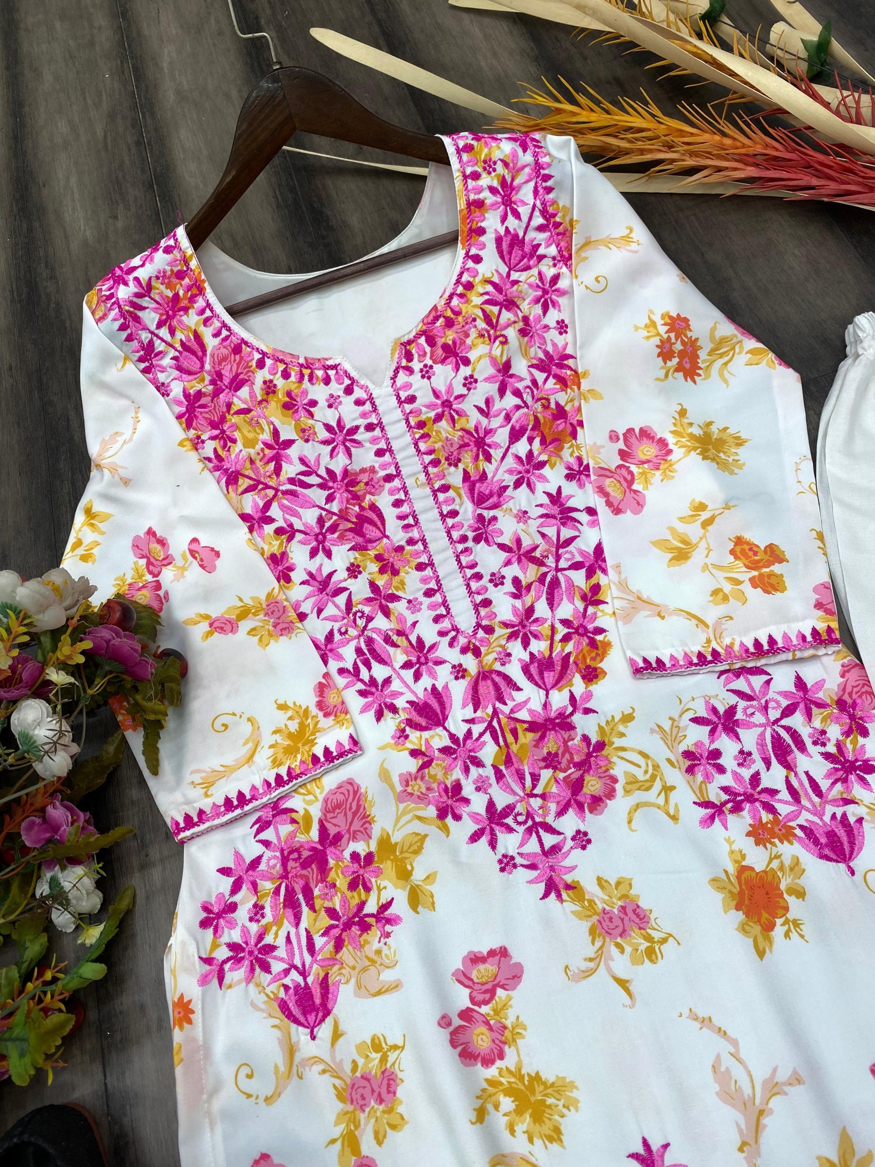 BE 181 REYON PAKISTANI KURTIS SINGLE PIECE