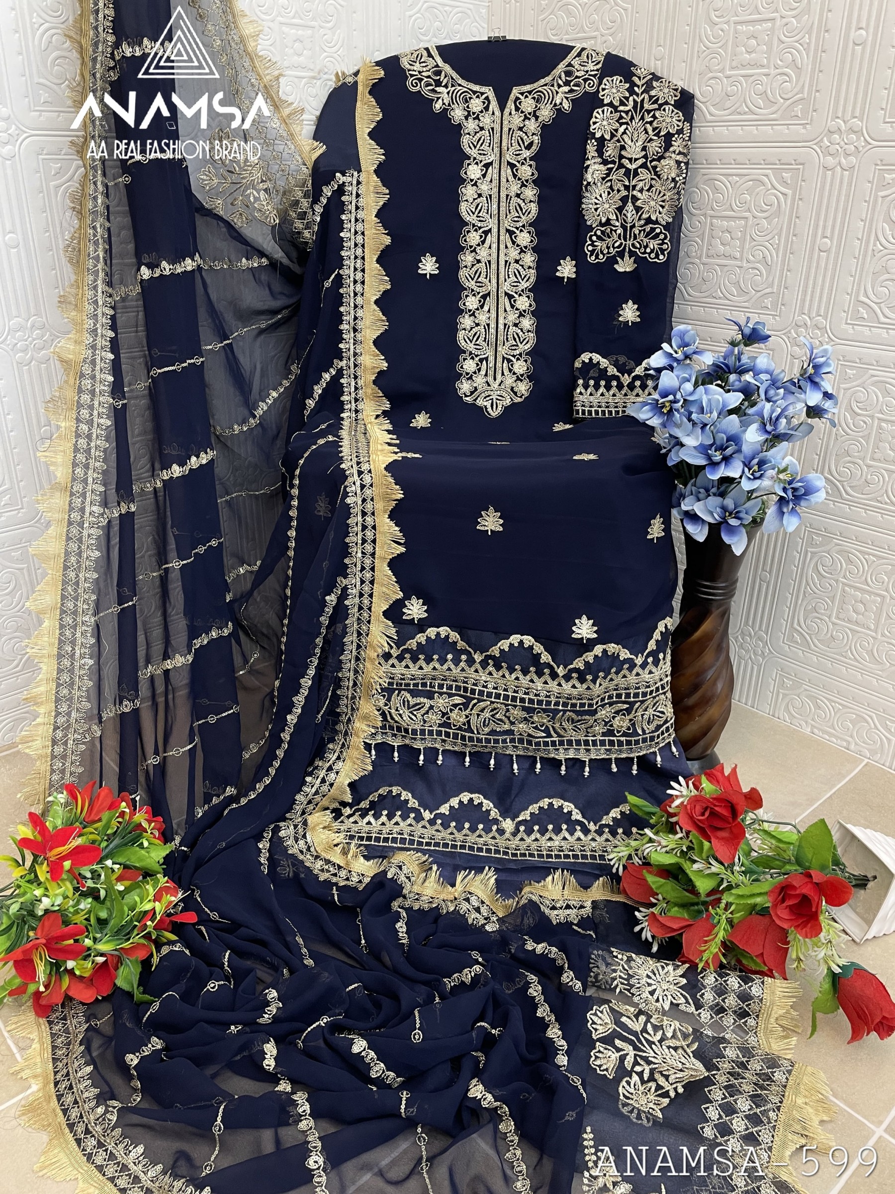 ANAMSA 599 SALWAR SUITS LATEST COLLECTION IN INDIA