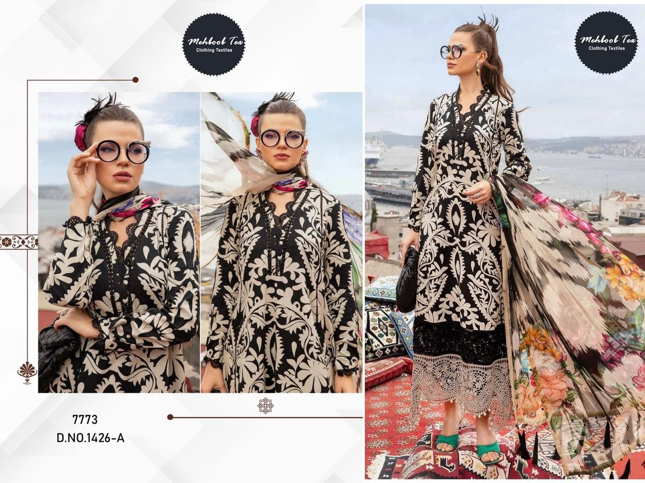 MEHBOOB TEX 1426 A COTTON PAKISTANI SALWAR SUITS