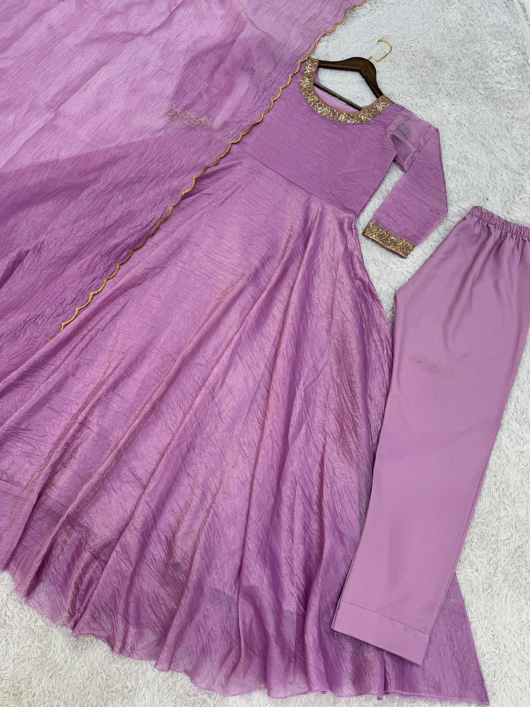 HK 1687 READYMADE ANARKALI GOWN PARTYWEAR