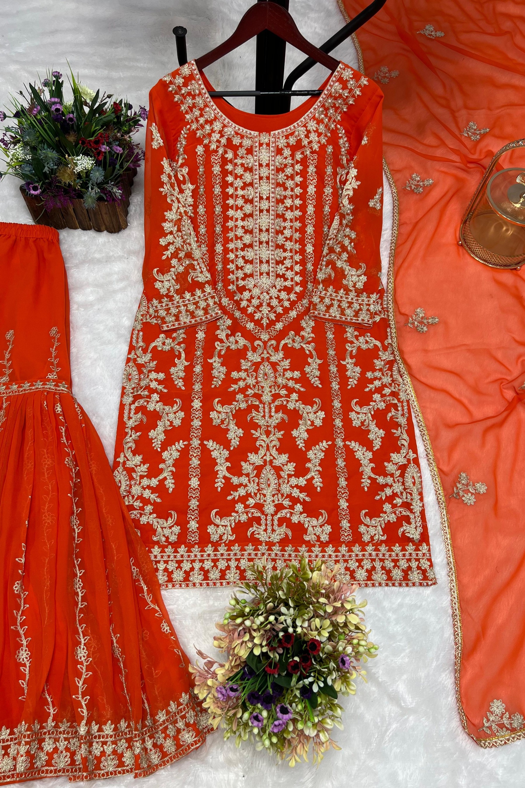 JL 1015 READYMADE SHARARA SUITS MANUFACUTRER