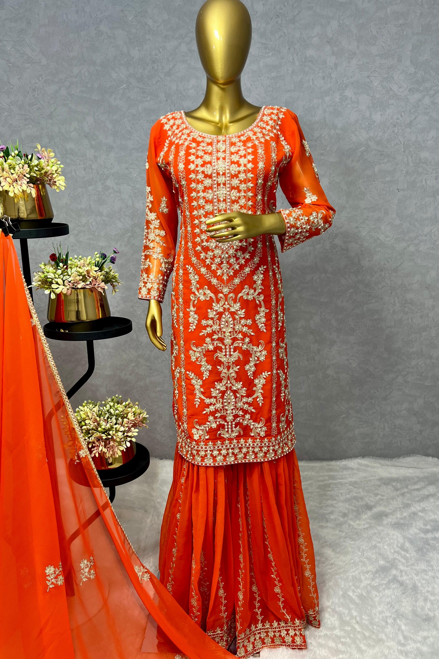 JL 1015 READYMADE SHARARA SUITS MANUFACUTRER