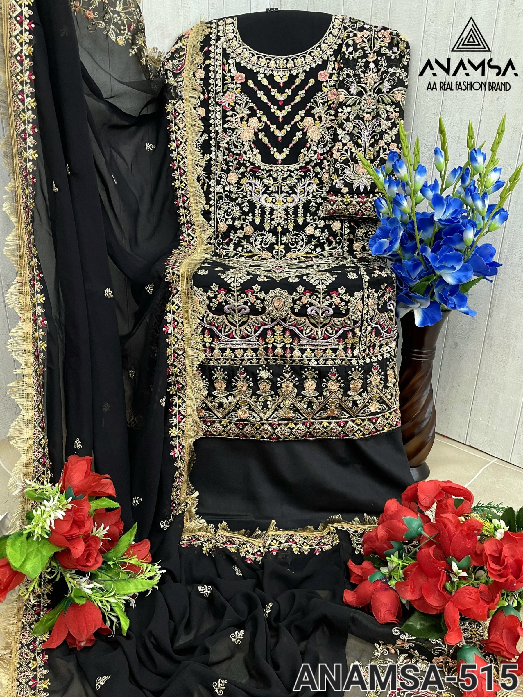 ANAMSA 515 DEALER PAKISTANI SUITS ONLINE