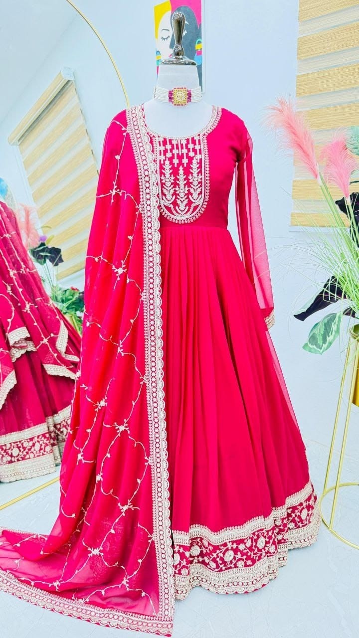 ZOYA DESIGNER ZB 5048 ANARKALI GOWN GEORGETTE