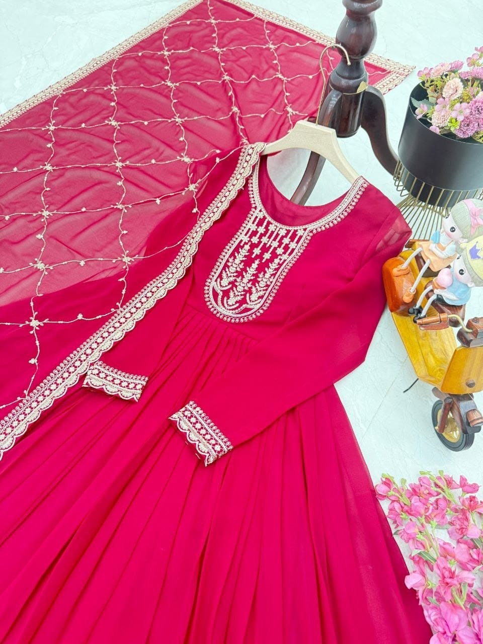 ZOYA DESIGNER ZB 5048 ANARKALI GOWN GEORGETTE