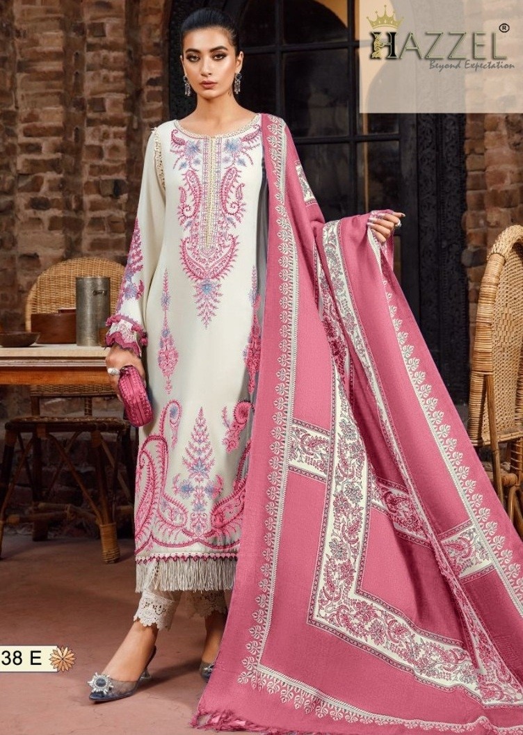 HAZZEL 038 E WHOLESALE PAKISTANI SUITS