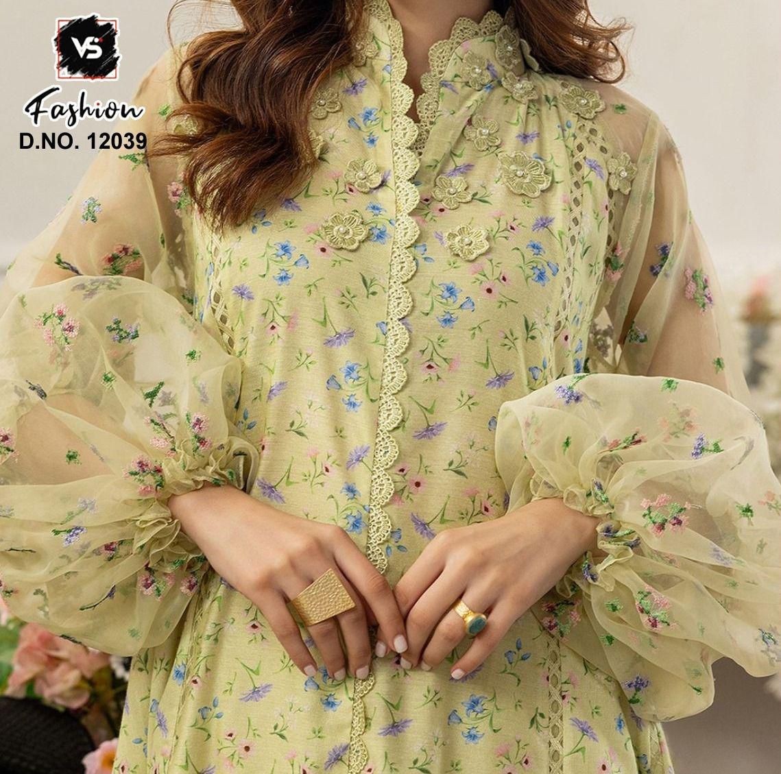 VS FASHION 12039 PAKISTANI SUITS SUPPLIER SINGLE