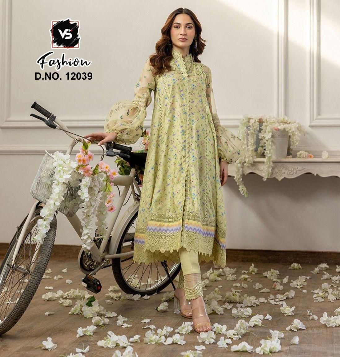 VS FASHION 12039 PAKISTANI SUITS SUPPLIER SINGLE