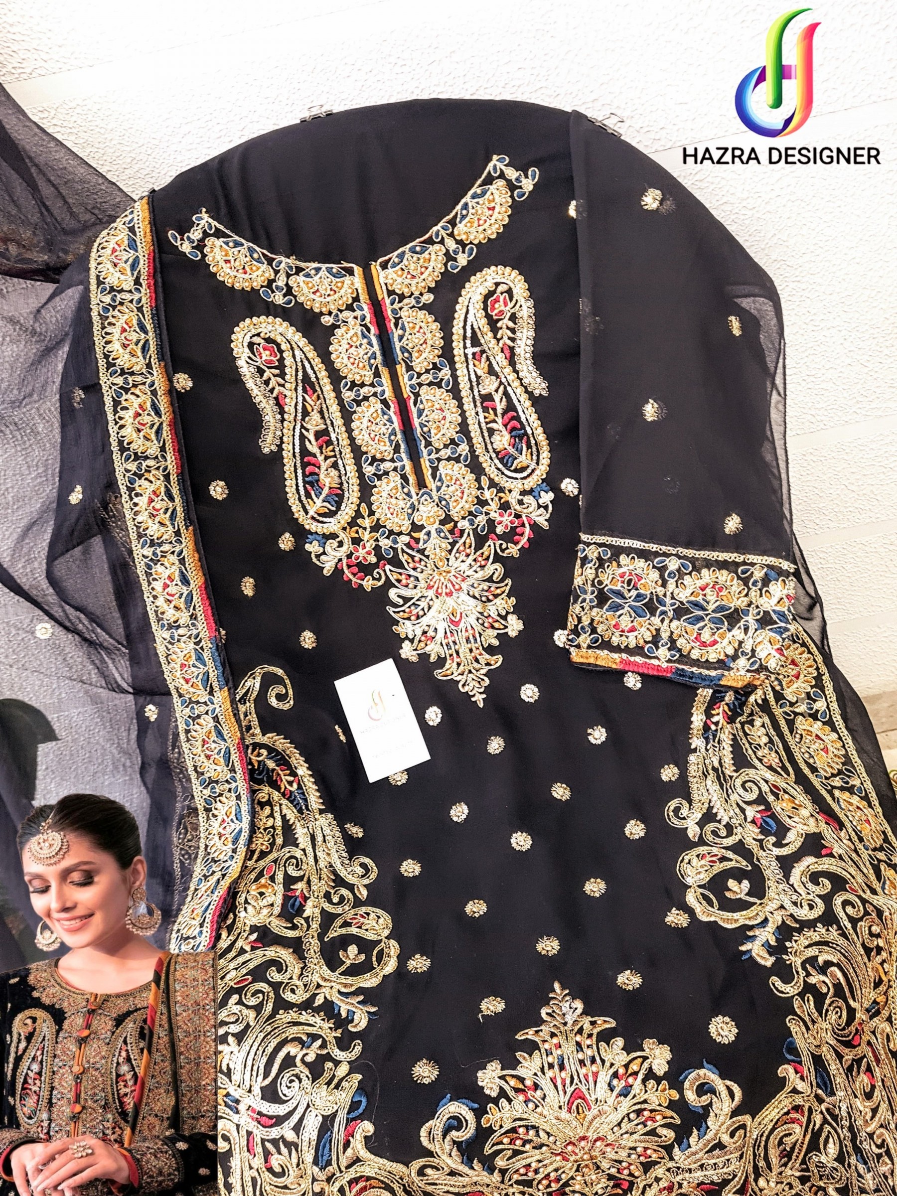 HAZRA DESIGNER HD 49 PAKISTANI LATEST SUITS