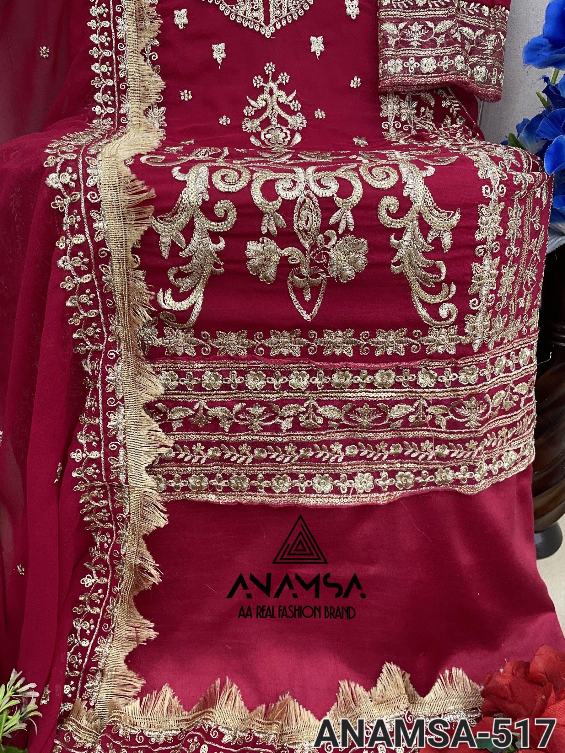 ANAMSA 517 PAKISTANI SUITS 2025