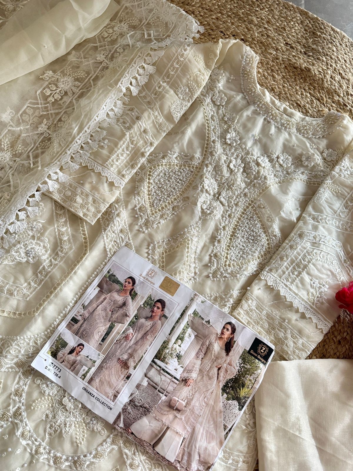 ZIAAZ DESIGNS 736 A PAKISTANI SUITS WITH PRICE