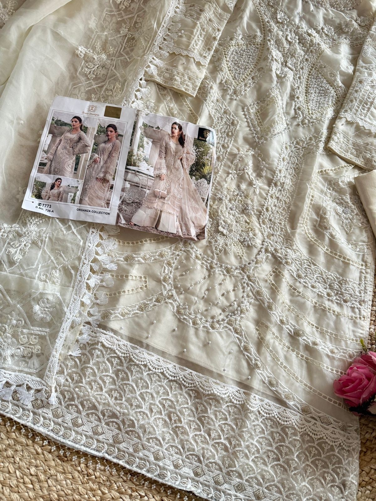 ZIAAZ DESIGNS 736 A PAKISTANI SUITS WITH PRICE