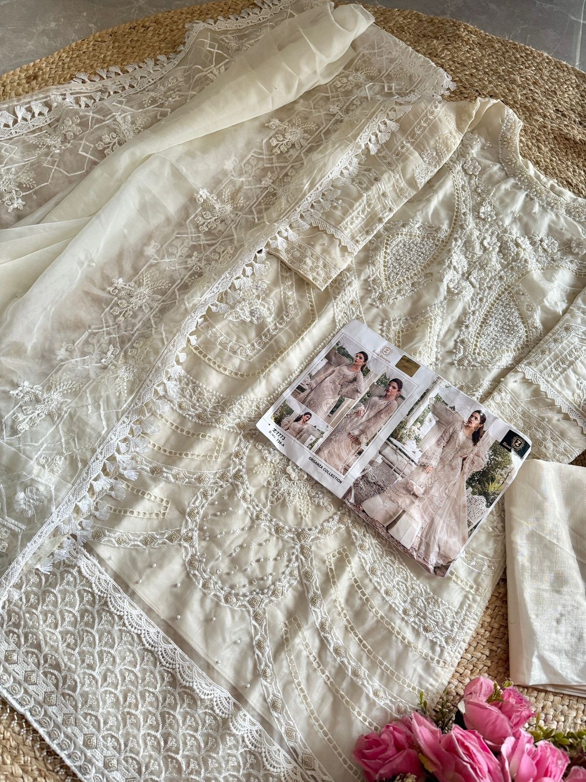 ZIAAZ DESIGNS 736 A PAKISTANI SUITS WITH PRICE