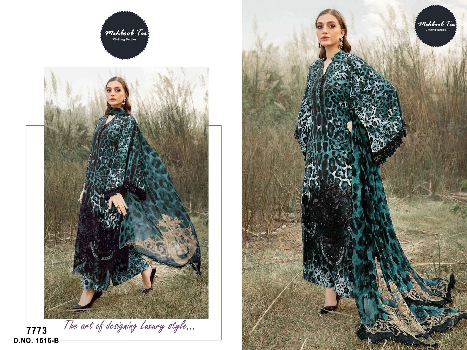 MEHBOOB TEX 1516 B PAKISTANI SALWAR SUITS SUMMER COLLECTION IN SURAT