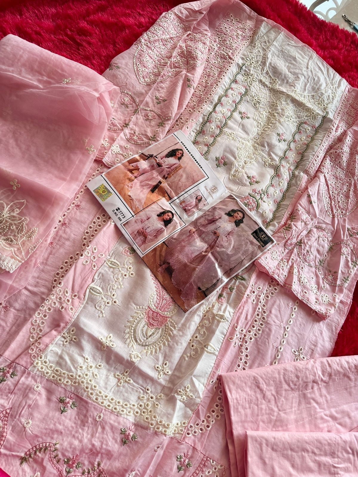 ZIAAZ DESIGNS 566 LATEST PAKISTANI SUITS SINGLE PIECE