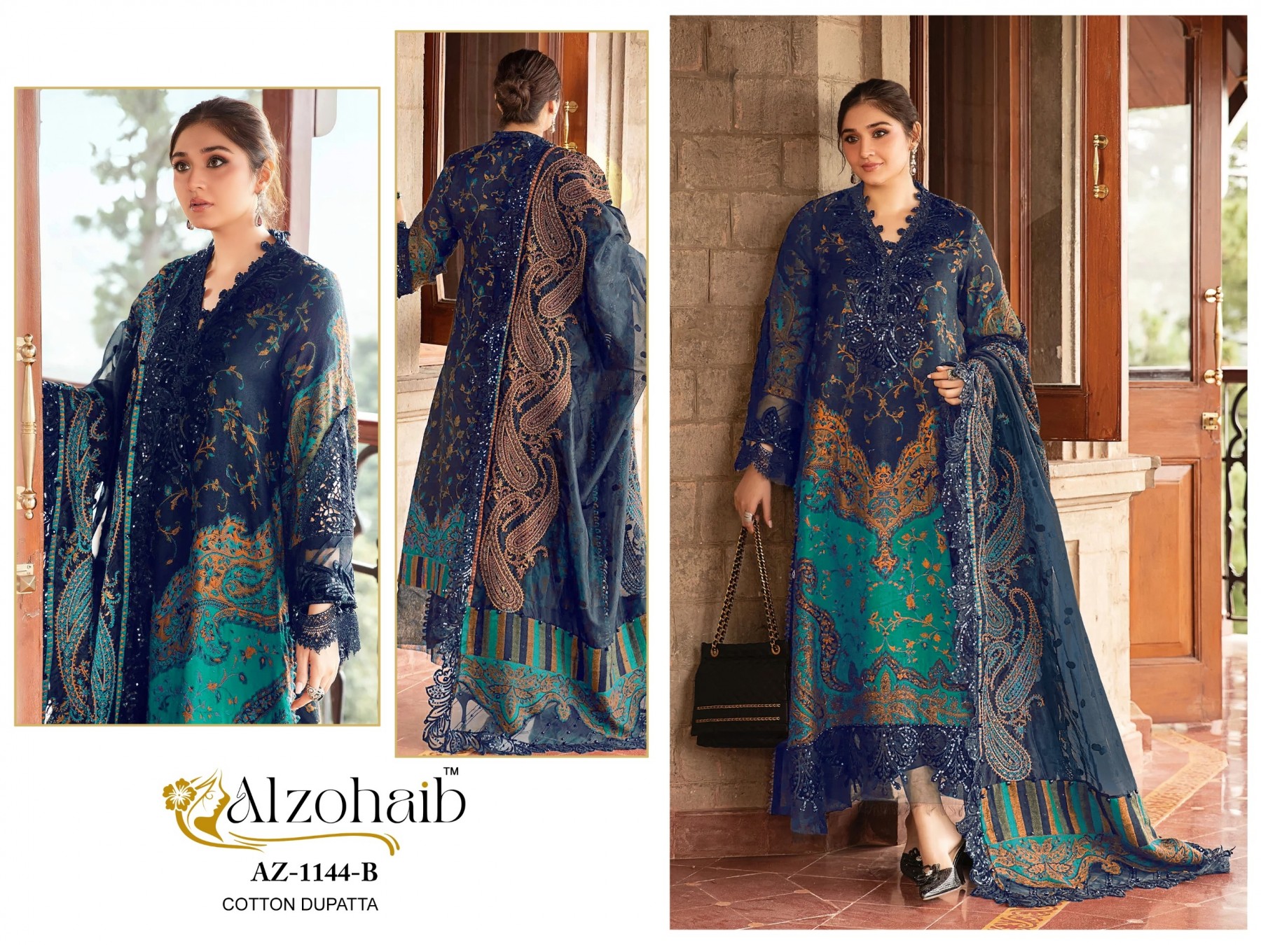 ALZOHAIB AZ 1144 SALWAR SUITS BEST DESIGN