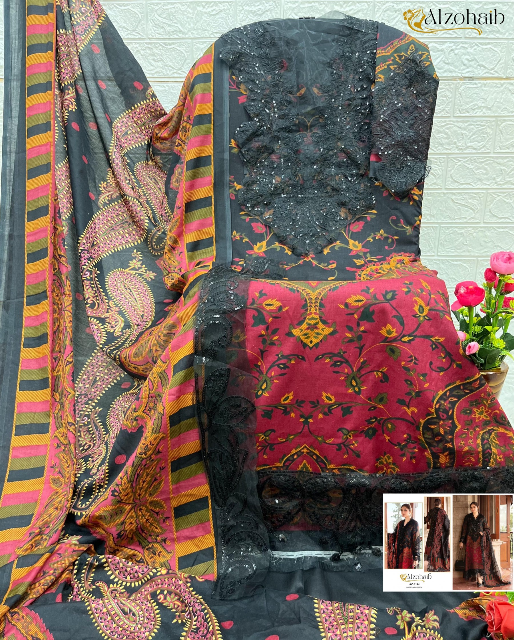 ALZOHAIB AZ 1144 SALWAR SUITS BEST DESIGN