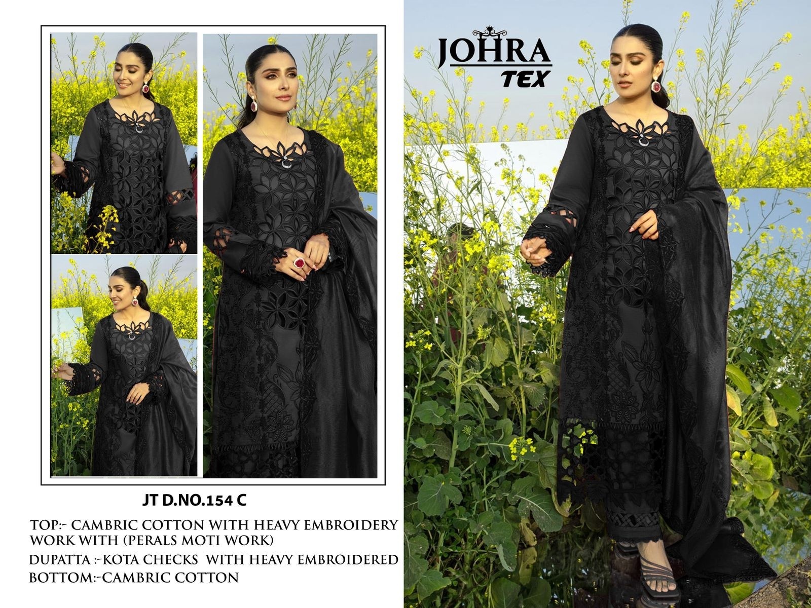 JOHRA TEX JT 154 C LATEST PAKISTANI SUITS SUPPLIER