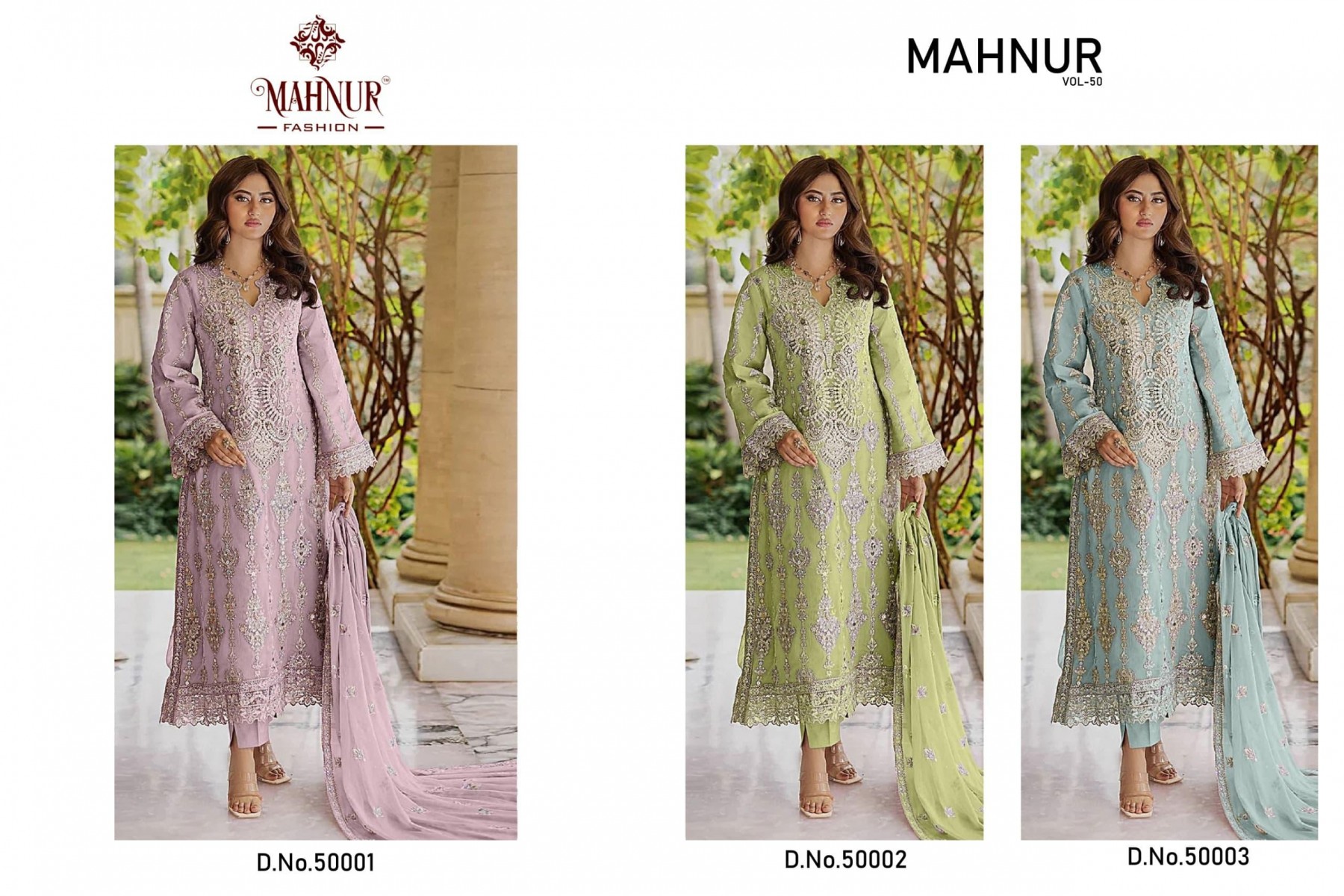MAHNUR FASHION 50001 LATEST SALWAR SUITS