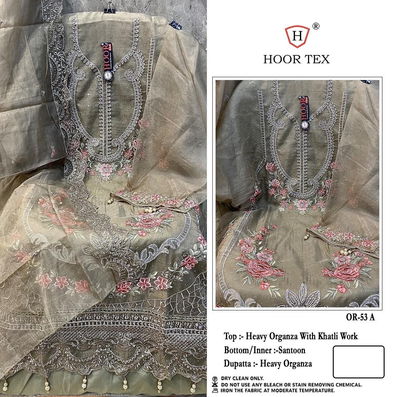 HOOR TEX QR 53 PAKISTANI SUITS WHOLESALE DEALER
