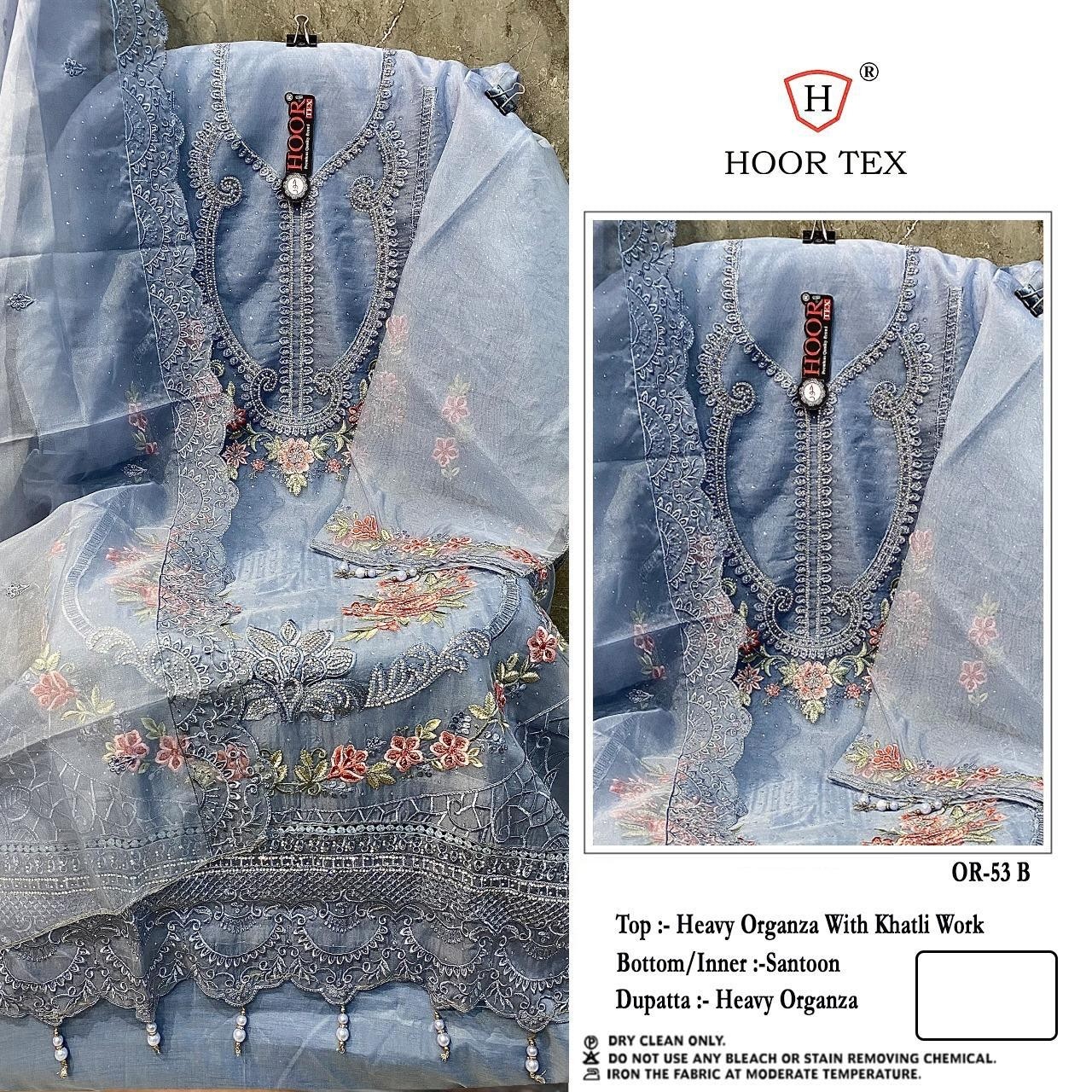 HOOR TEX QR 53 PAKISTANI SUITS WHOLESALE DEALER