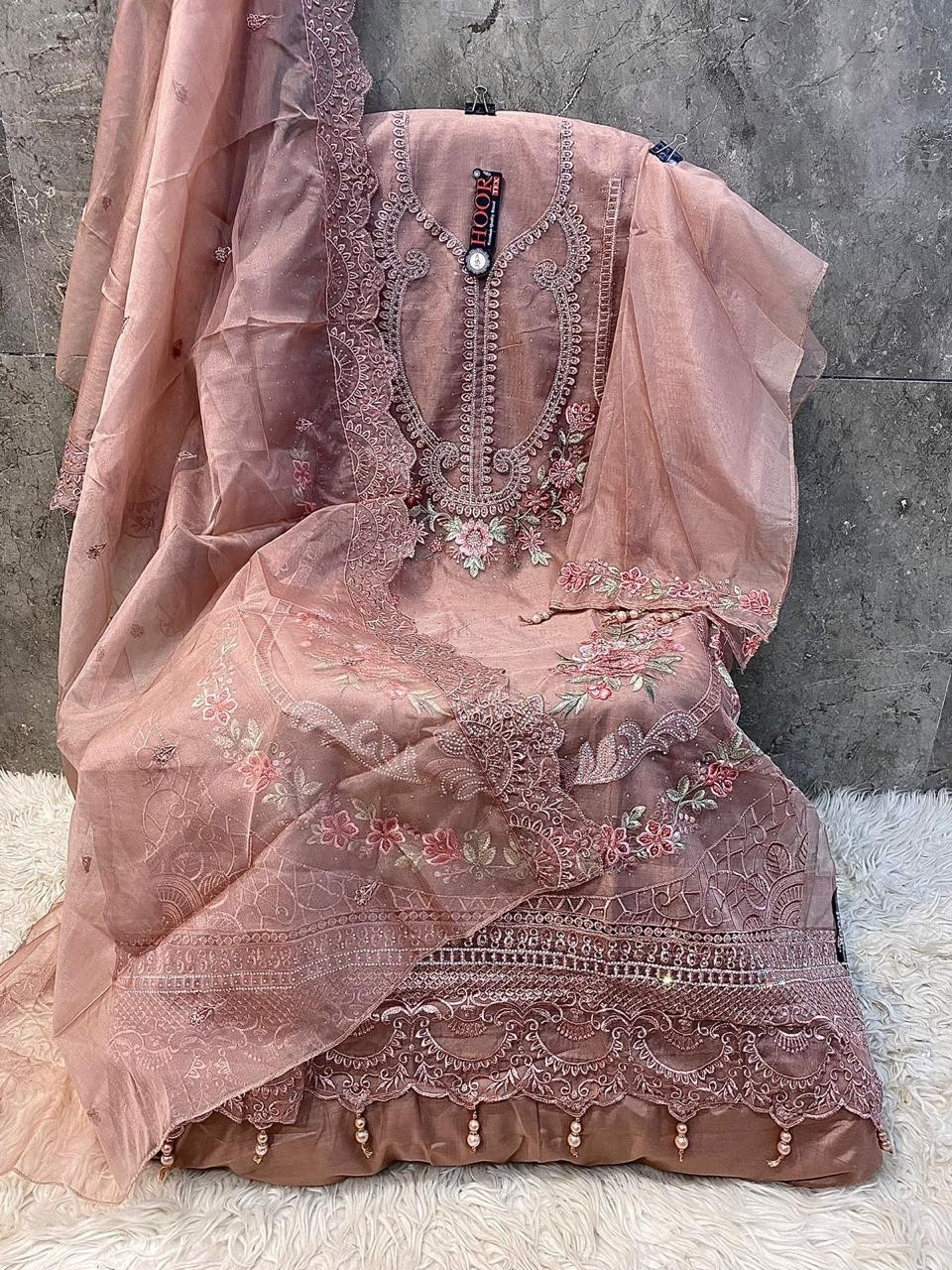 HOOR TEX QR 53 PAKISTANI SUITS WHOLESALE DEALER