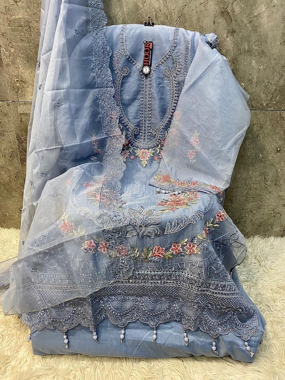 HOOR TEX QR 53 PAKISTANI SUITS WHOLESALE DEALER