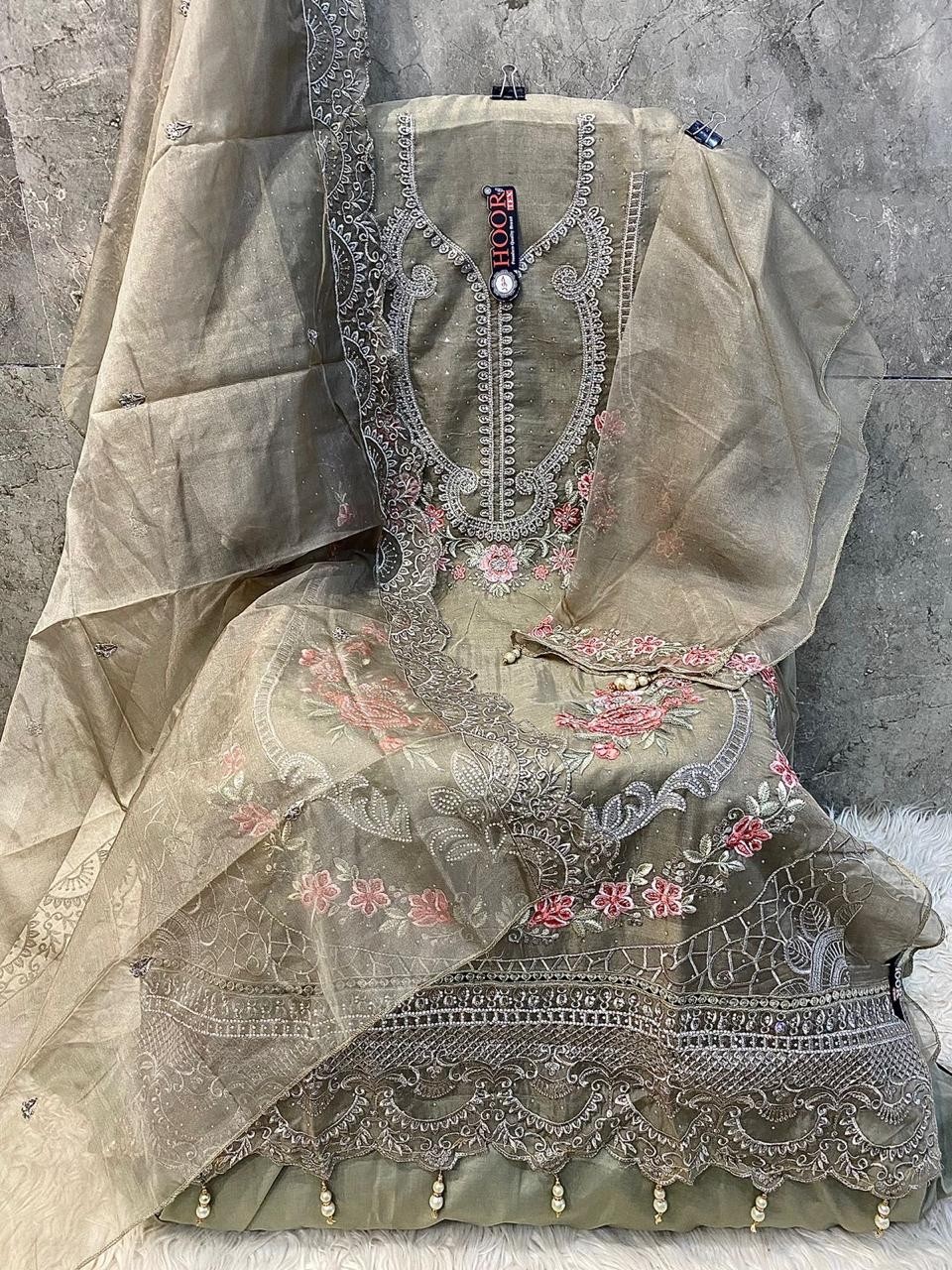 HOOR TEX QR 53 PAKISTANI SUITS WHOLESALE DEALER