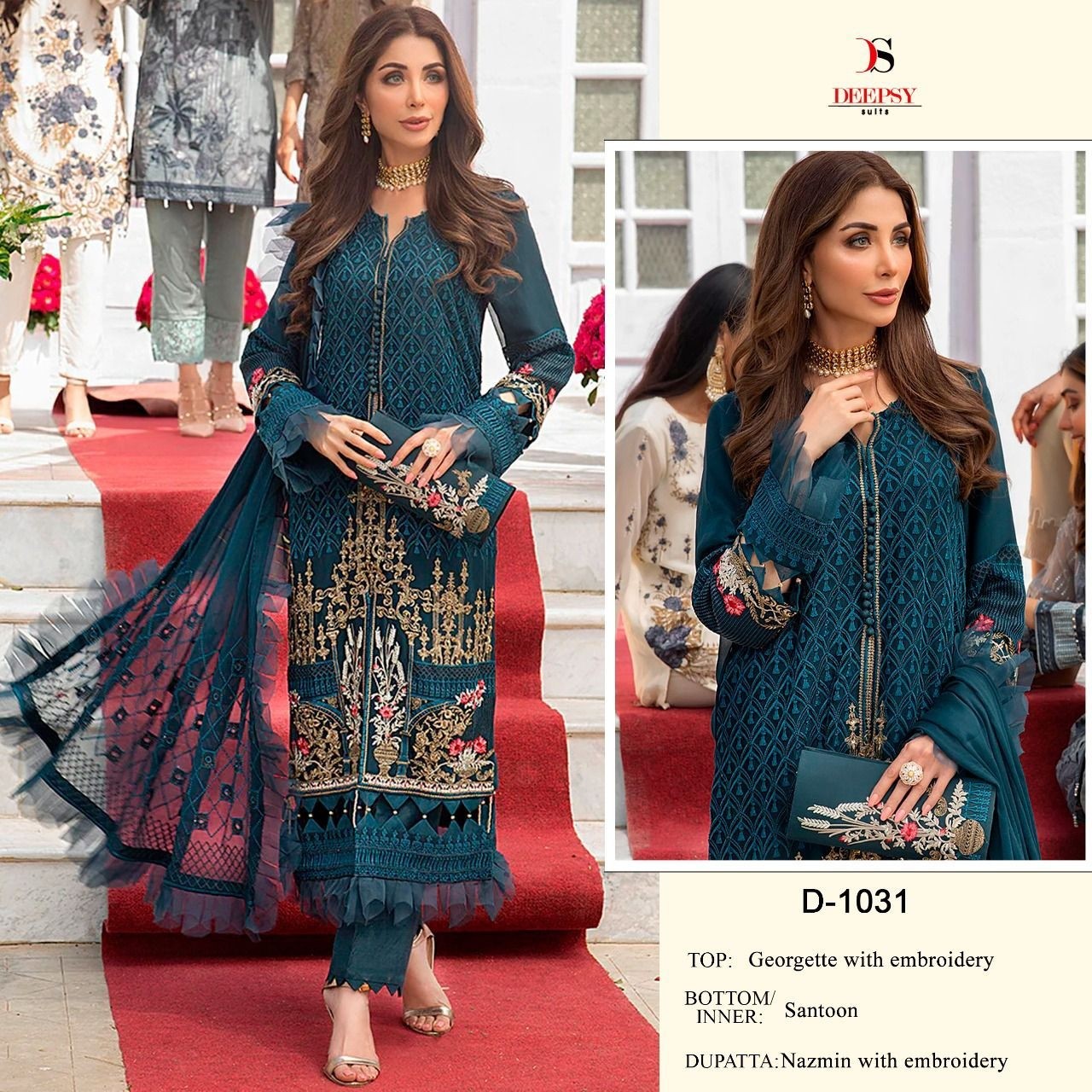 DEEPSY SUITS D 1031 HIT PAKISTANI SUITS ONLINE