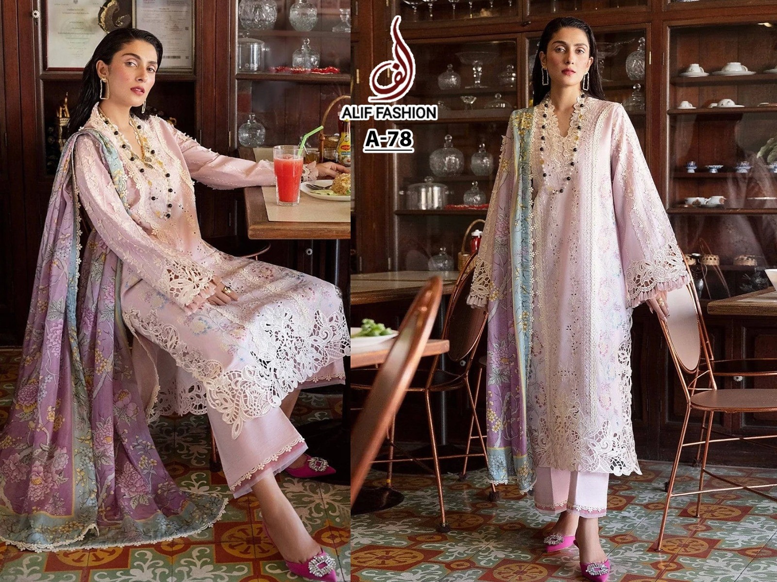 ALIF FASHION A 78 PAKISTANI SUITS ONLINE