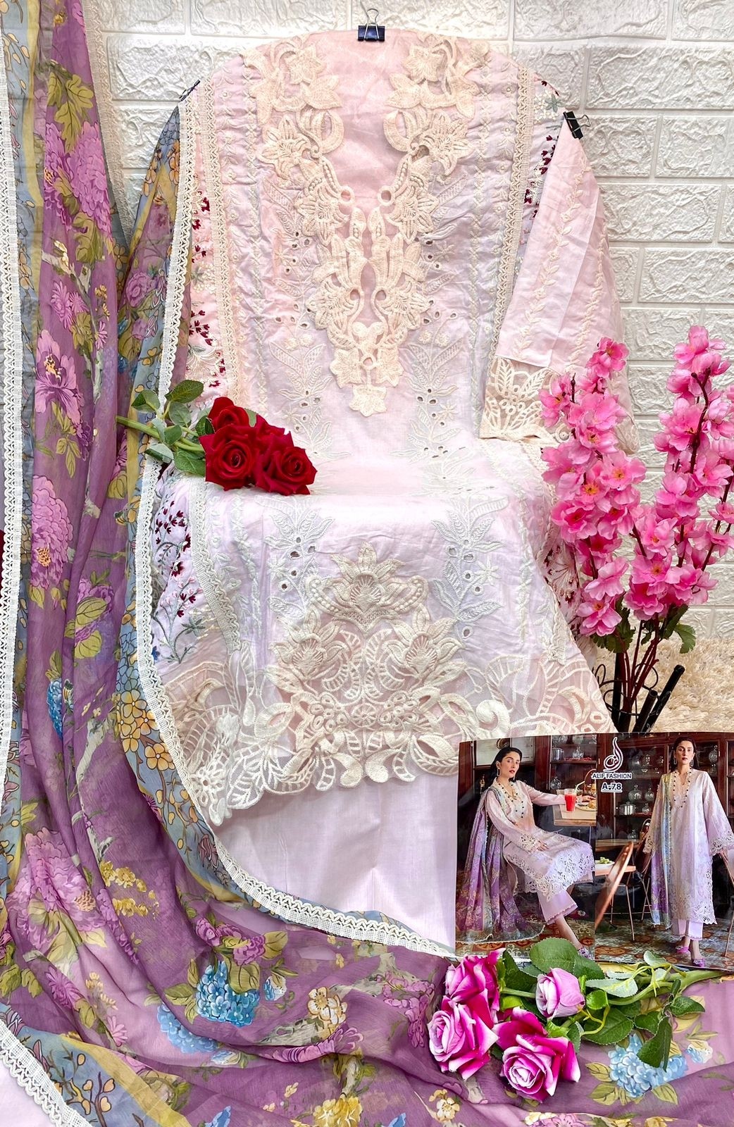 ALIF FASHION A 78 PAKISTANI SUITS ONLINE