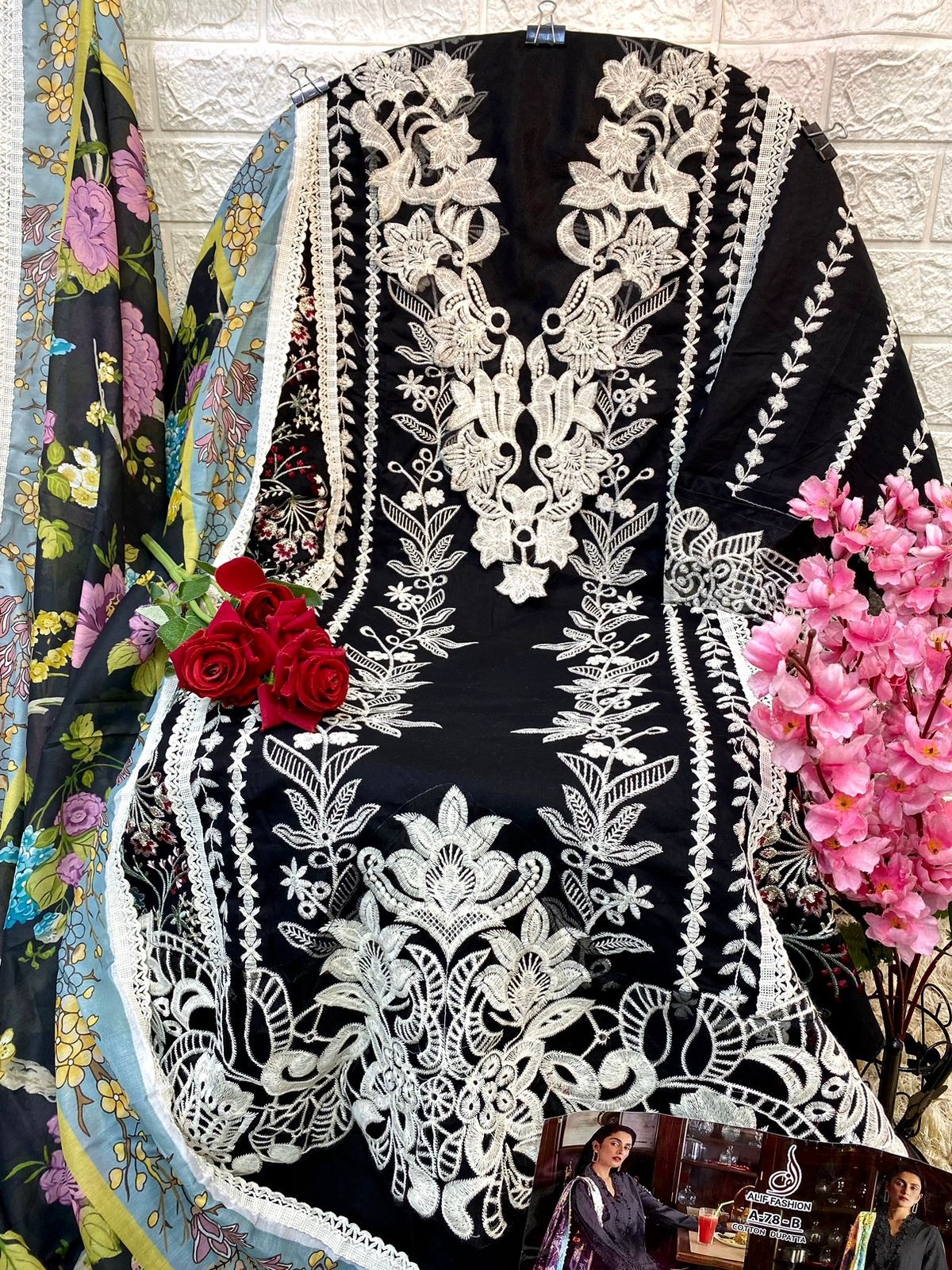 ALIF FASHION A 78 B ONLINE PAKISTANI SUITS