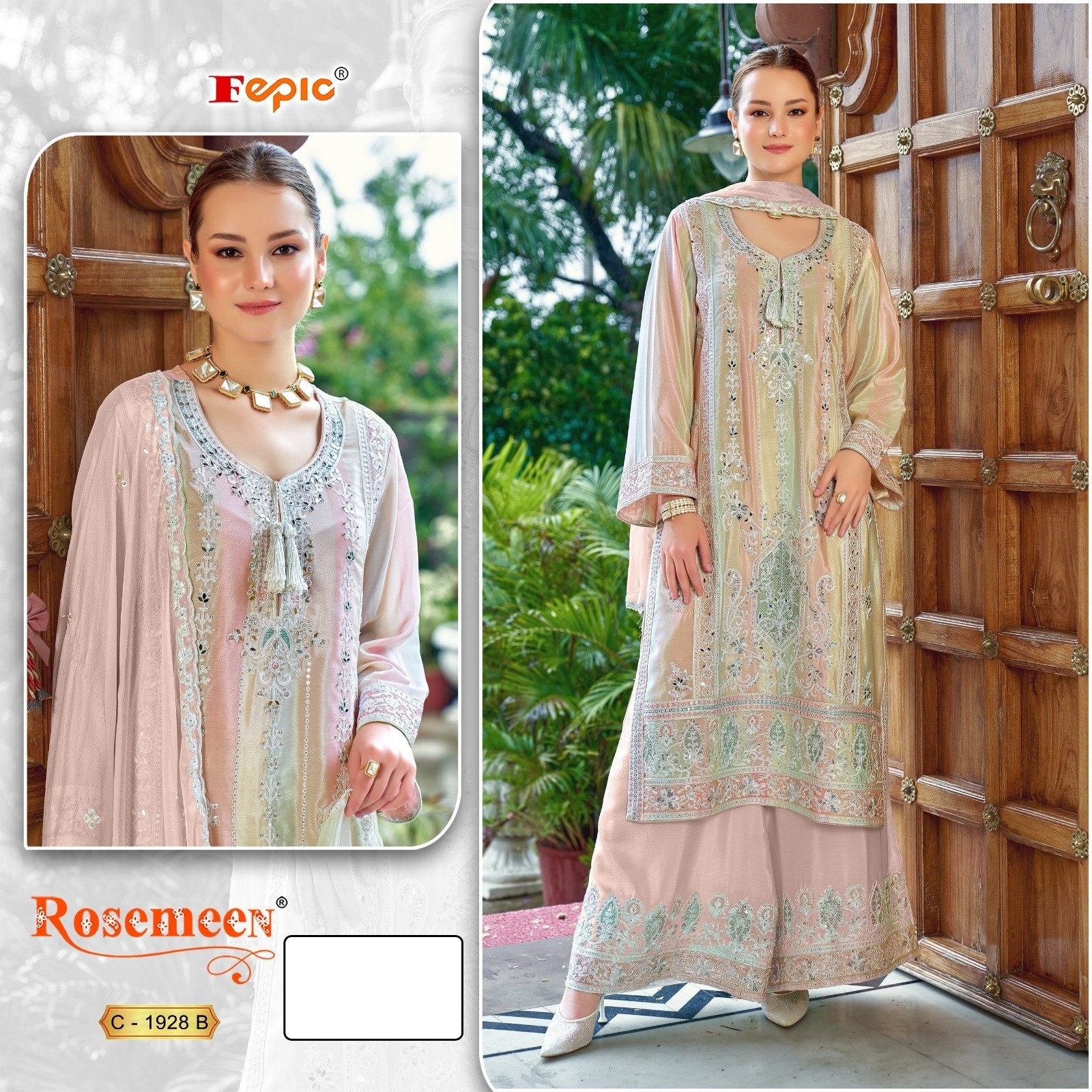 FEPIC ROSEMEEN C 1928 B PARTYWEAR PAKISTANI SUITS ONLINE