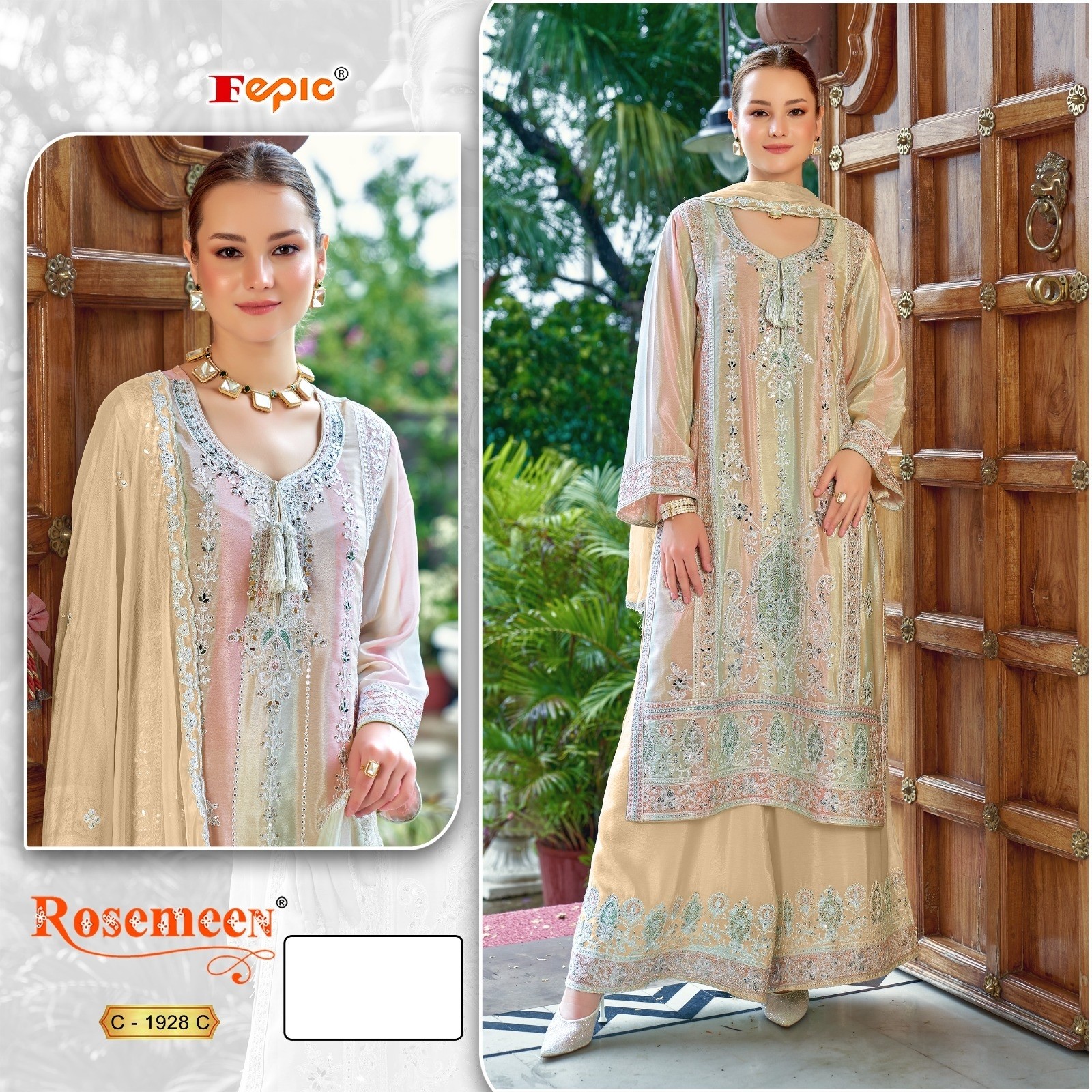 FEPIC ROSEMEEN C 1928 C PARTYWEAR PAKISTANI SUITS ONLINE SHOPPING