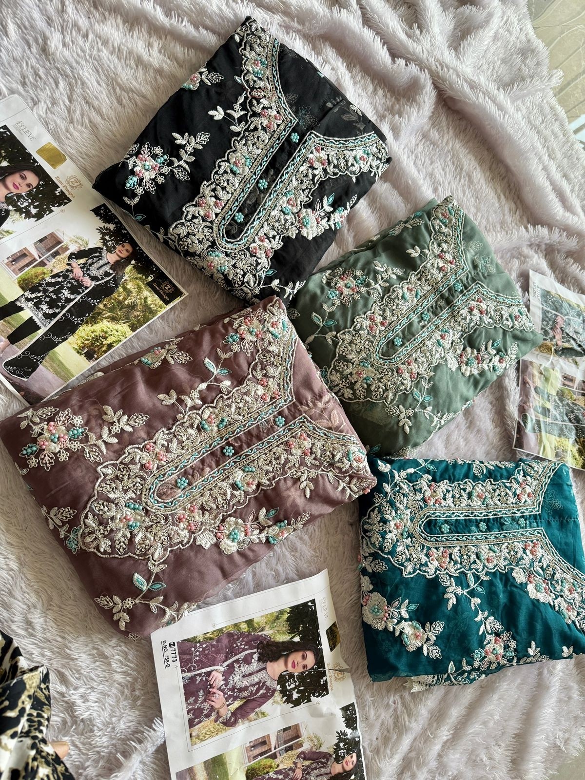 ZIAAZ DESIGNS 758 B LATEST DESIGNS SALWAR SUITS