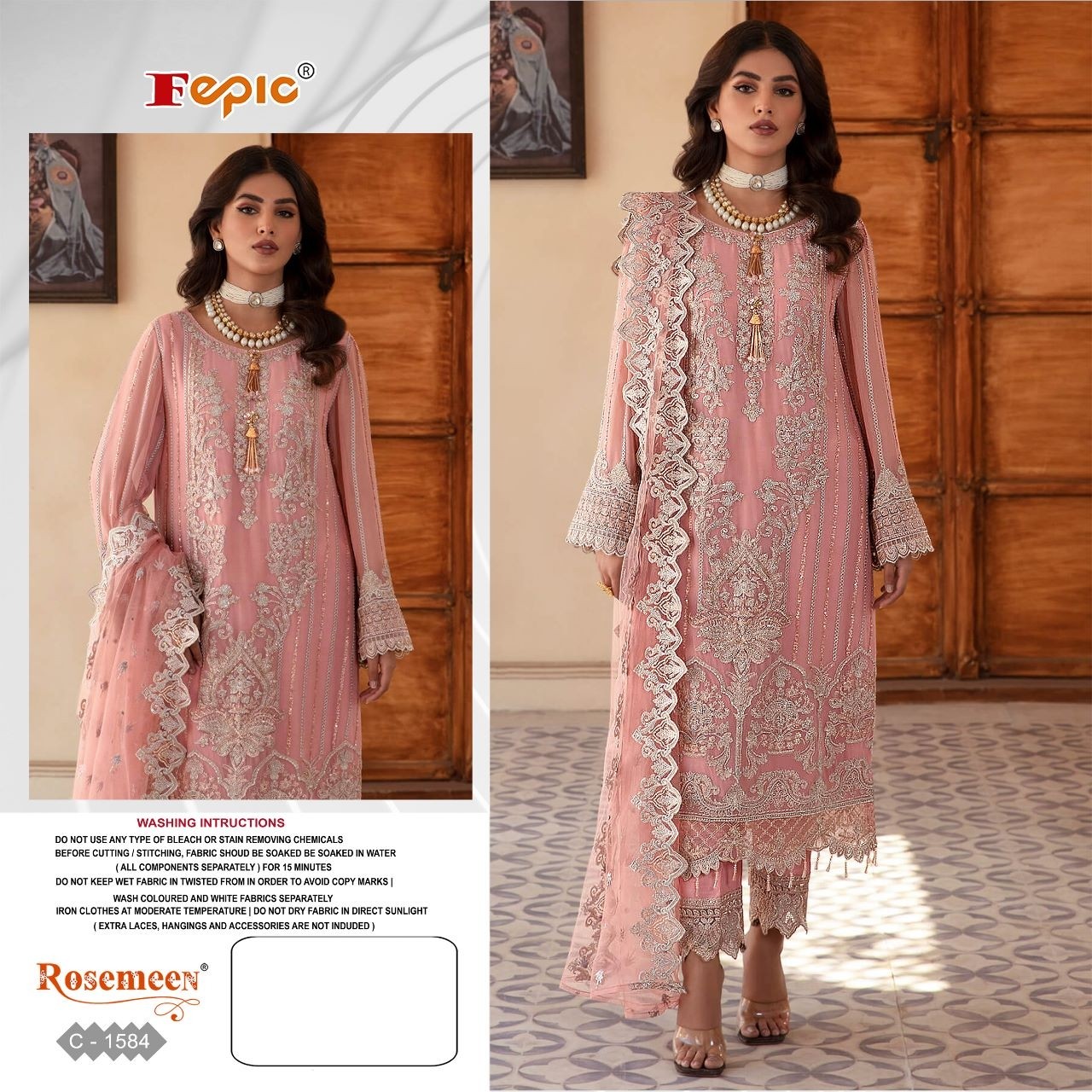 FEPIC ROSEMEEN C 1584 ABC PAKISTANI SALWAR SUITS ONLINE