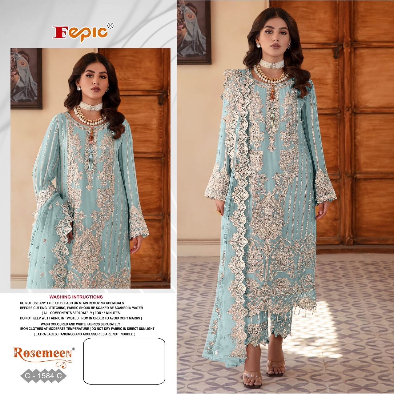 FEPIC ROSEMEEN C 1584 ABC PAKISTANI SALWAR SUITS ONLINE