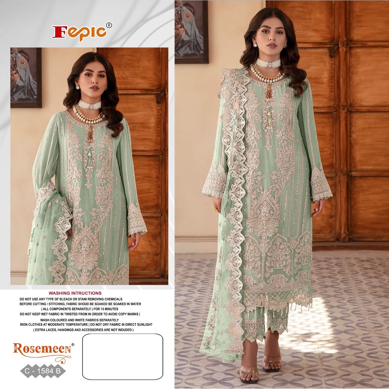 FEPIC ROSEMEEN C 1584 ABC PAKISTANI SALWAR SUITS ONLINE