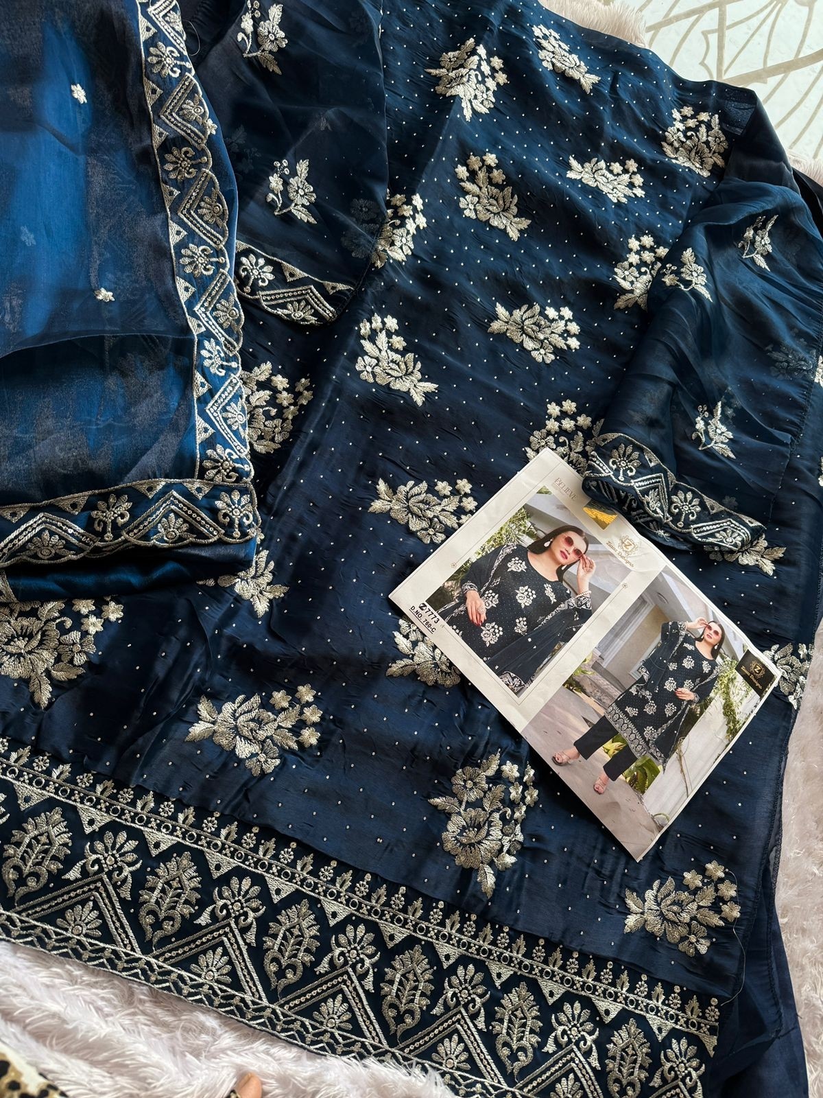 ZIAAZ DESIGNS 760 C BEST PAKISTANI SALWAR SUITS WHOLESALE