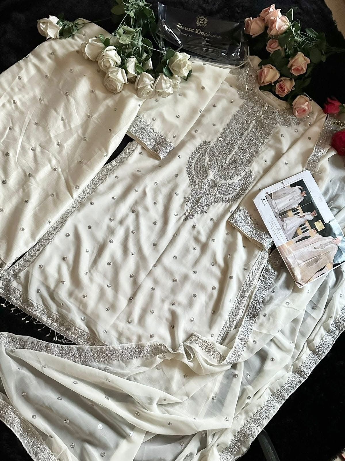 ZIAAZ DESIGNS 446 PAKISTANI DRESSES WHOLESALE