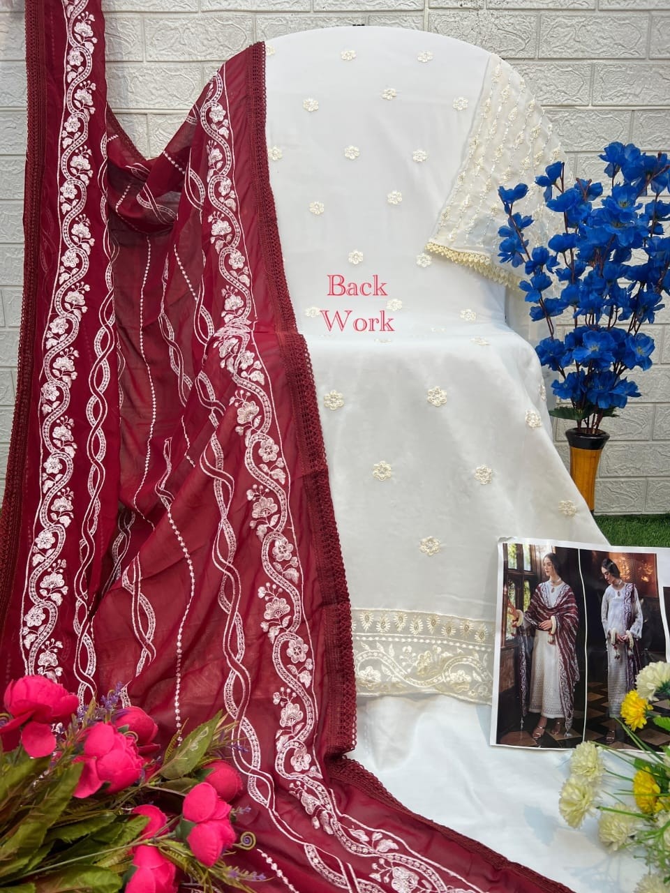 AL KHUSHBU ALK 6018 6019 6020 AFIFA VOL 3 PAKISTANI DRESSES MANUFACTURER