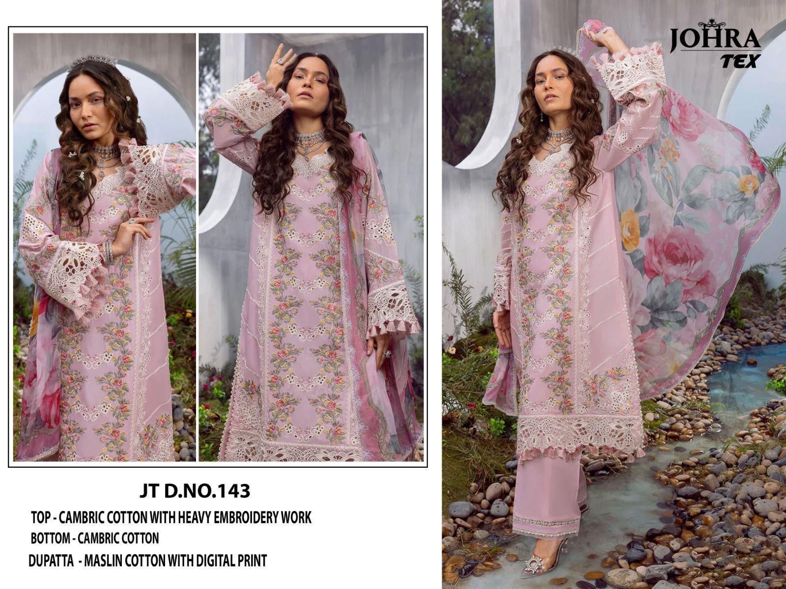 JOHRA TEX JT 143 DEALER PAKISTANI DRESSES SINGLE