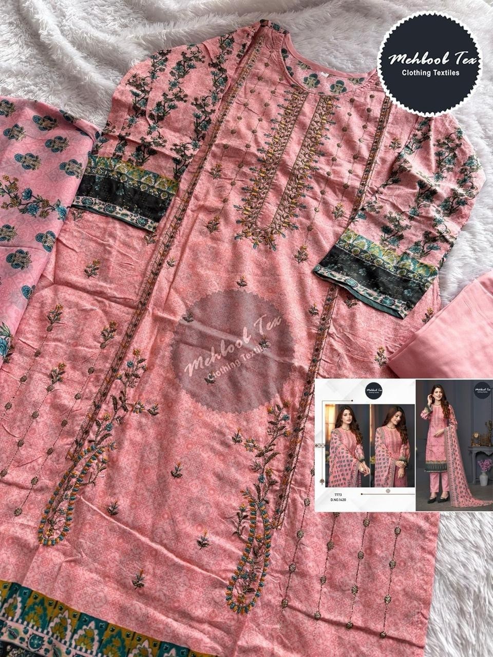 MEHBOOB TEX 1420 DEALER PAKISTANI DRESSES