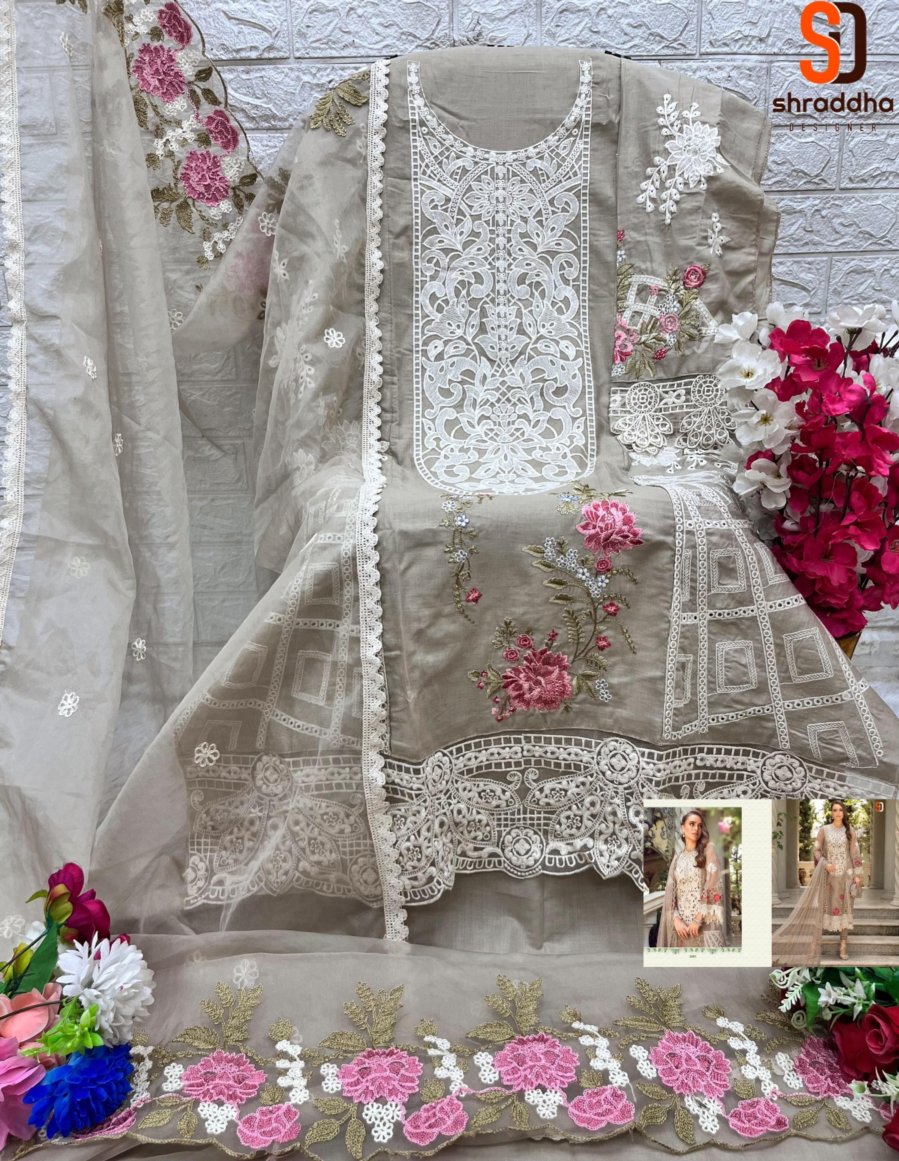 SHRADDHA DESIGNER 2001 2002 MARIA B NX VOL 2 PAKISTANI DRESSES DEALER