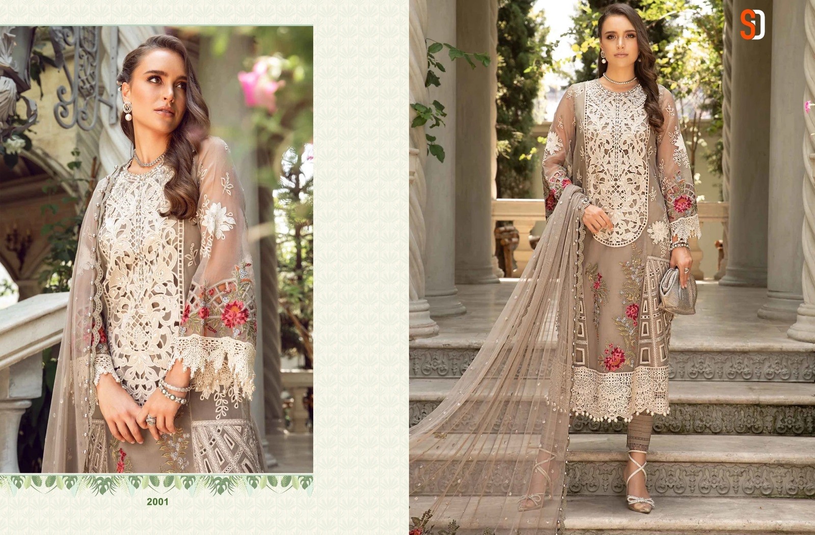 SHRADDHA DESIGNER 2001 2002 MARIA B NX VOL 2 PAKISTANI DRESSES DEALER
