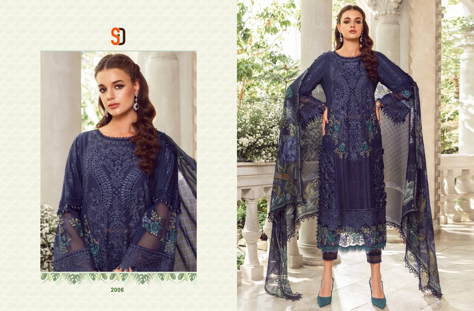 SHRADDHA DESIGNER 2005 2006 MARIA B NX VOL 2 PURE COTTON PAKISTANI DRESSES
