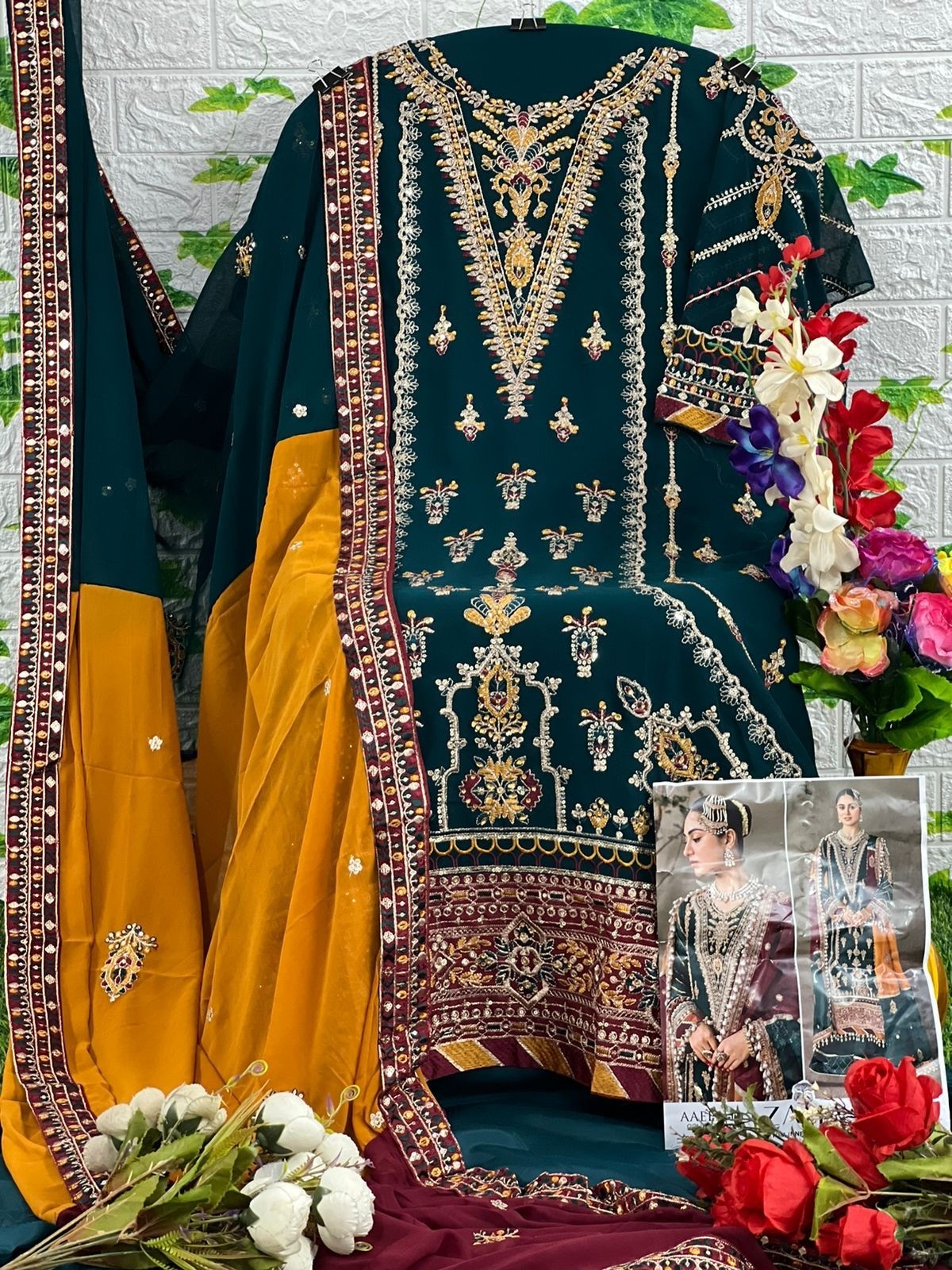 ZAHA 10112 B PAKISTANI DRESSES HIT DESIGN