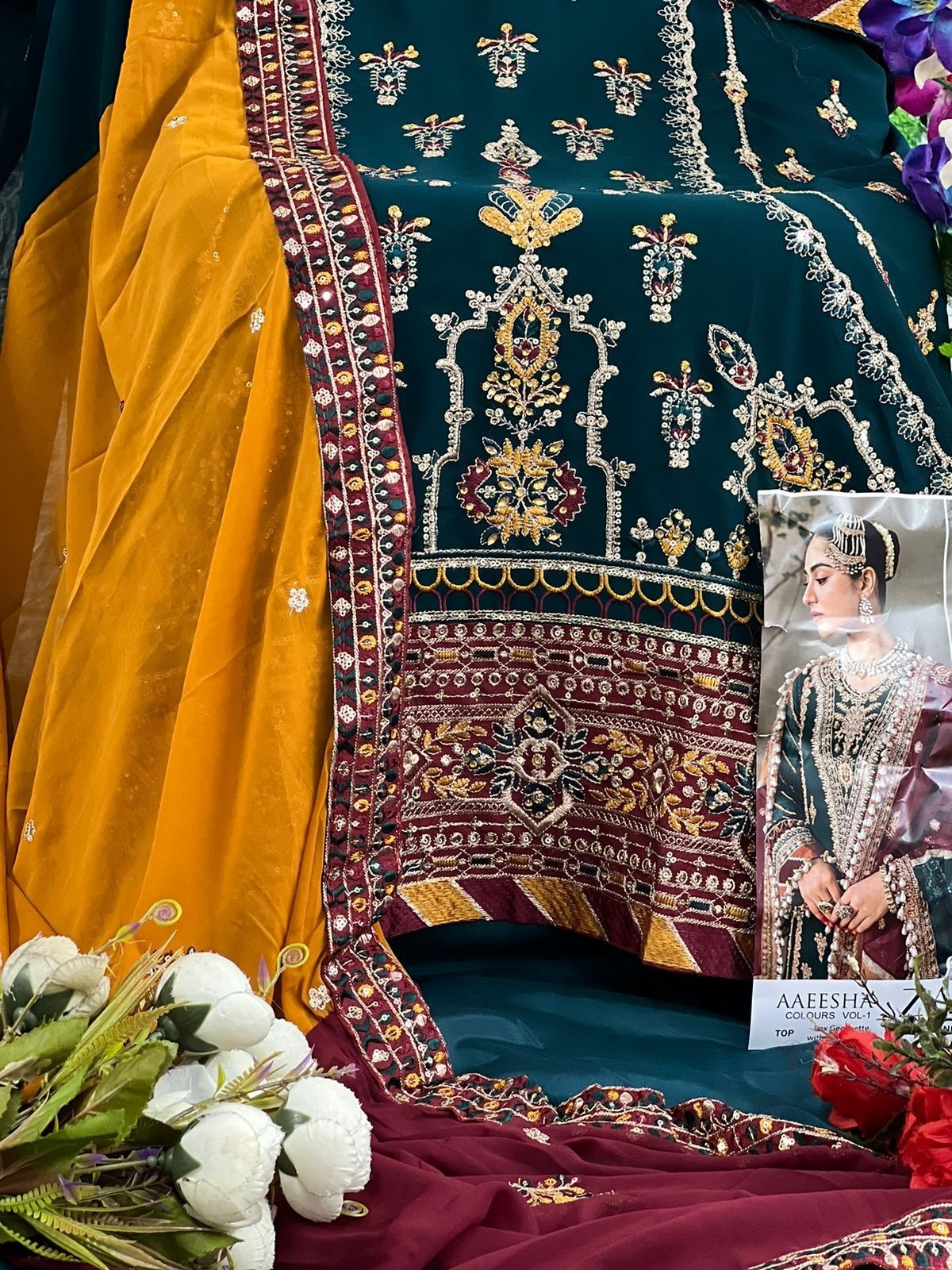 ZAHA 10112 B PAKISTANI DRESSES HIT DESIGN