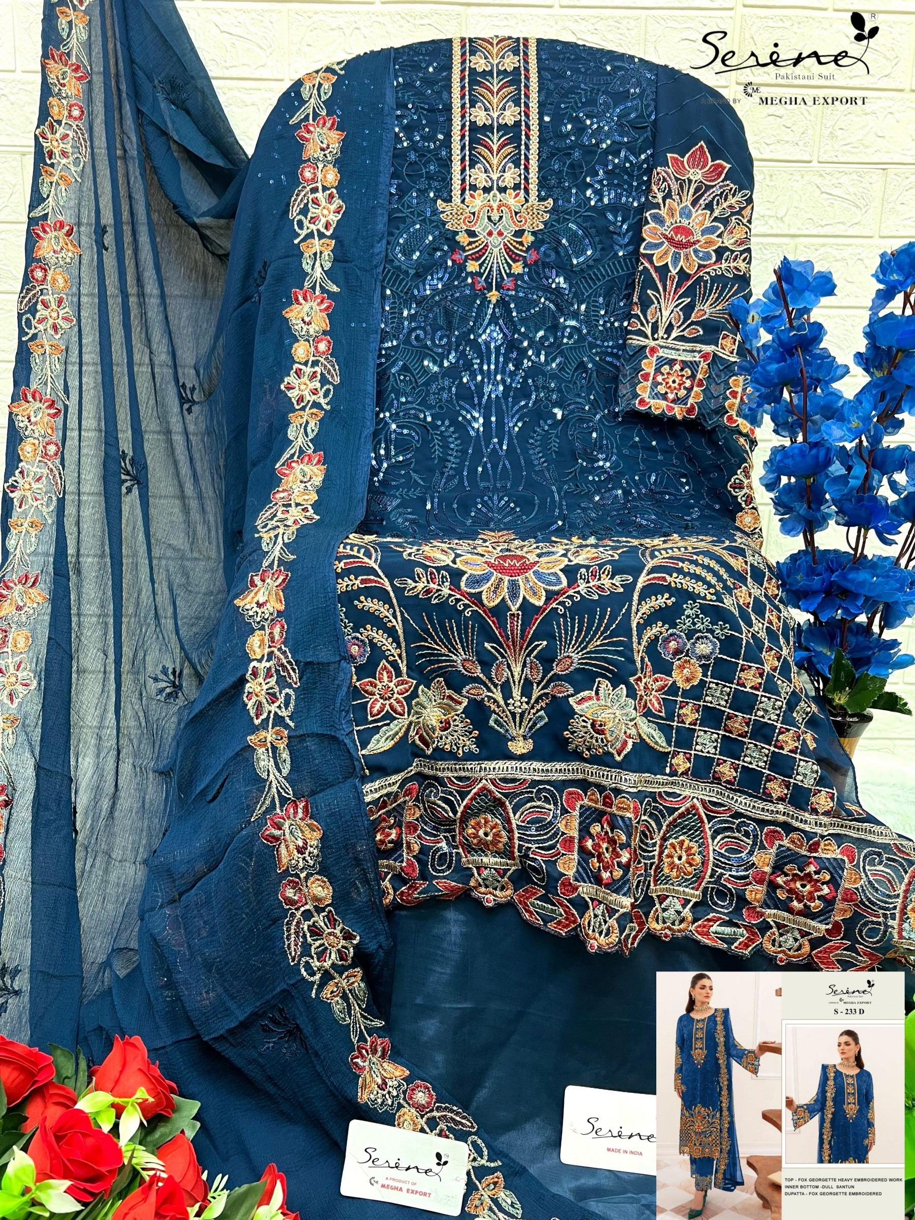 SERINE S 233 D PARTYWEAR SALWAR SUITS IN SURAT