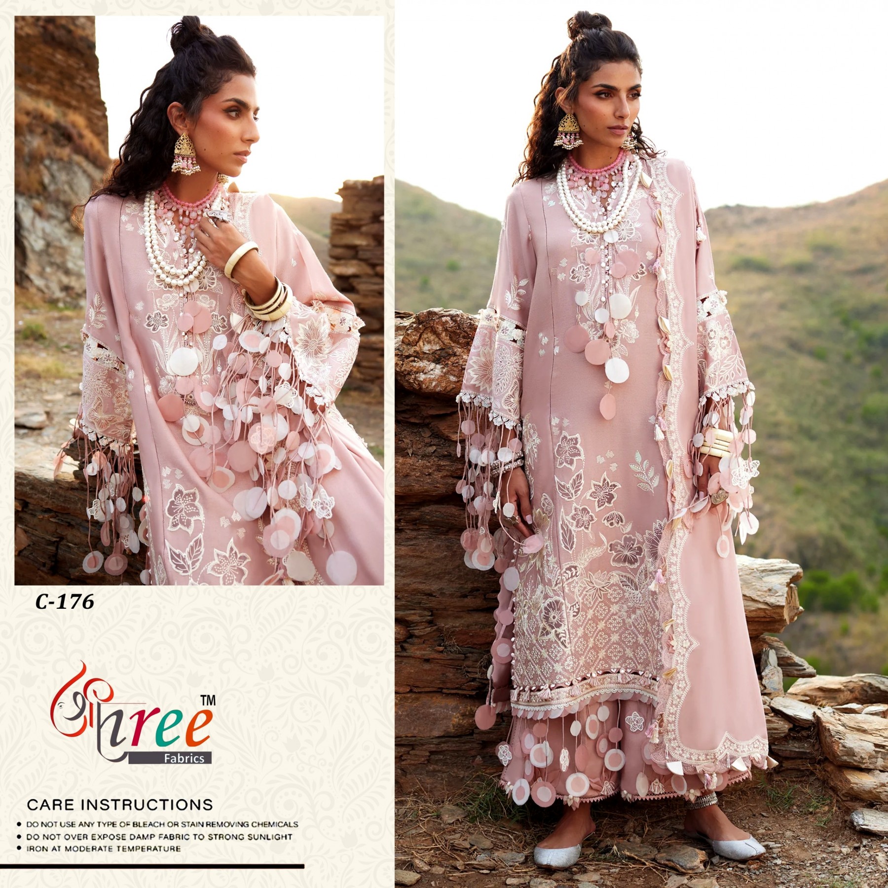 SHREE FABRICS C 176 SALWAR SUITS BEST RATE